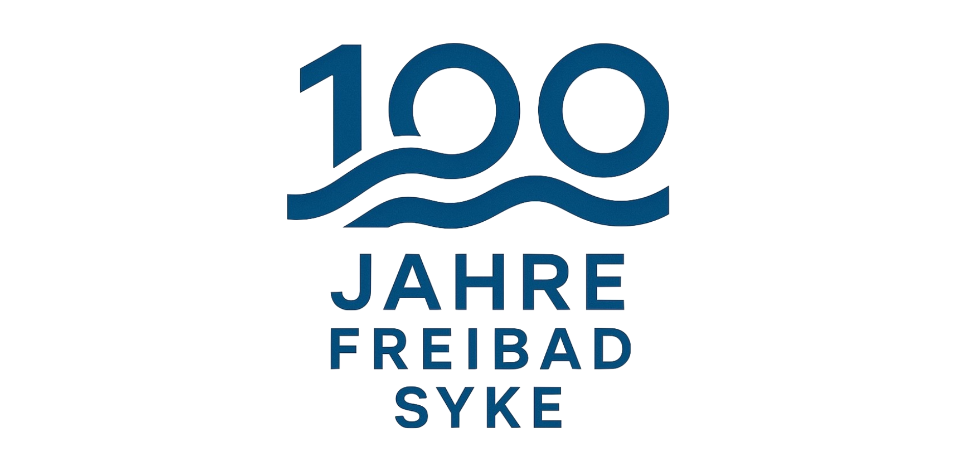 100 Jahre Freibad Logo